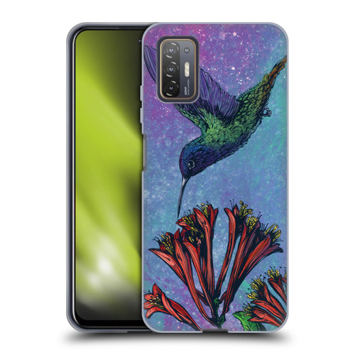 David Lozeau Colourful Grunge The Hummingbird Soft Gel Case for HTC Desire 21 Pro 5G