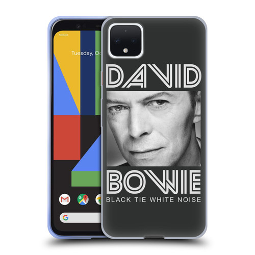 David Bowie Album Art Black Tie Soft Gel Case for Google Pixel 4 XL