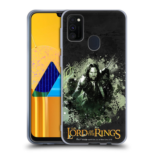 The Lord Of The Rings The Fellowship Of The Ring Character Art Aragorn Soft Gel Case for Samsung Galaxy M30s (2019)/M21 (2020)