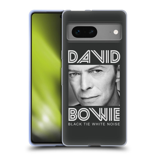 David Bowie Album Art Black Tie Soft Gel Case for Google Pixel 7