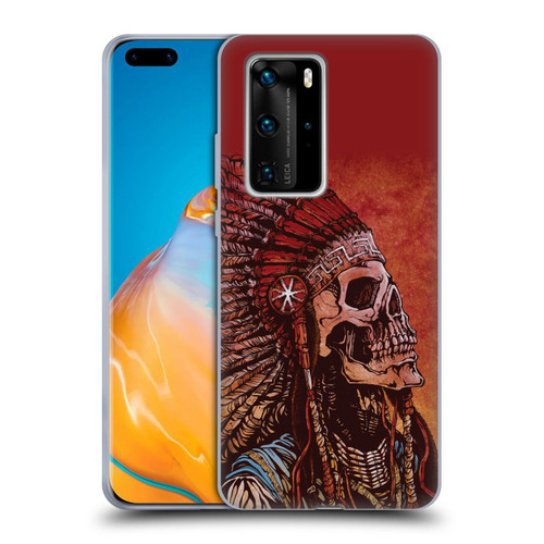 David Lozeau Colourful Grunge Native American Soft Gel Case for Huawei P40 Pro / P40 Pro Plus 5G