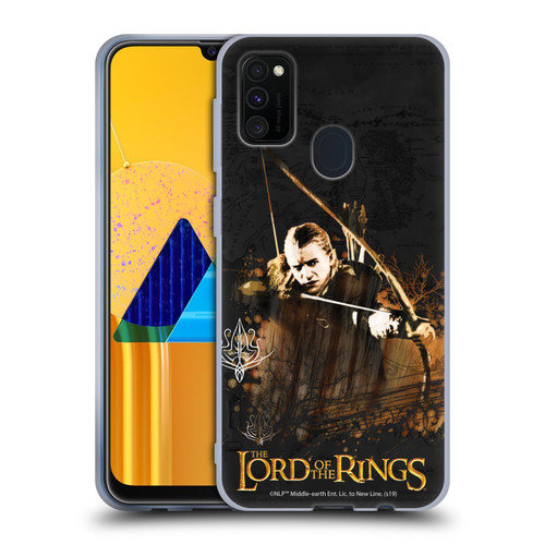 The Lord Of The Rings The Fellowship Of The Ring Character Art Legolas Soft Gel Case for Samsung Galaxy M30s (2019)/M21 (2020)