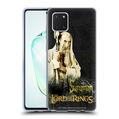 The Lord Of The Rings The Fellowship Of The Ring Character Art Saruman Soft Gel Case for Samsung Galaxy Note10 Lite