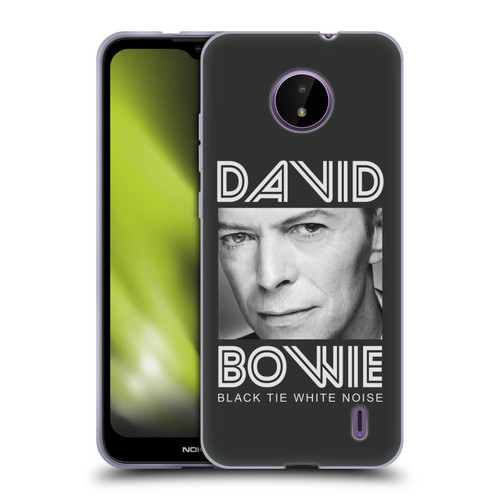 David Bowie Album Art Black Tie Soft Gel Case for Nokia C10 / C20