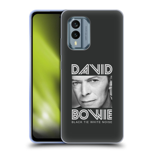 David Bowie Album Art Black Tie Soft Gel Case for Nokia X30