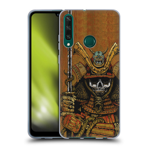 David Lozeau Colourful Grunge Samurai Soft Gel Case for Huawei Y6p