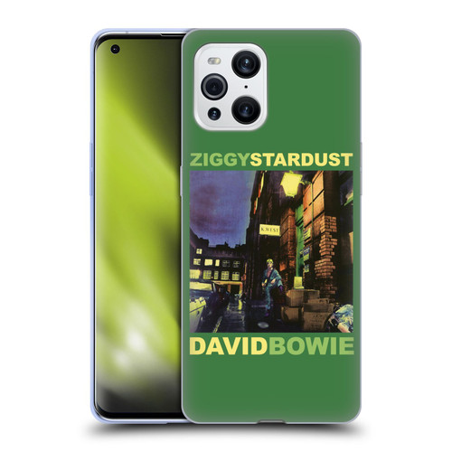 David Bowie Album Art Ziggy Stardust Soft Gel Case for OPPO Find X3 / Pro