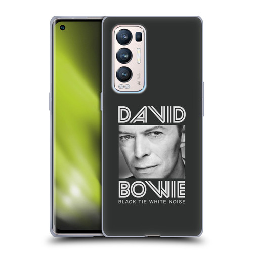 David Bowie Album Art Black Tie Soft Gel Case for OPPO Find X3 Neo / Reno5 Pro+ 5G