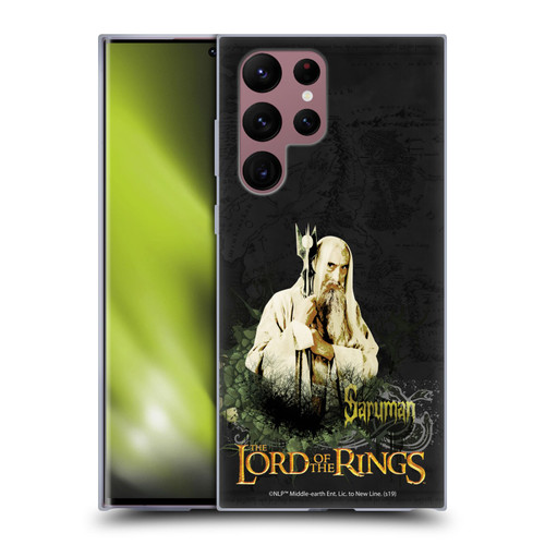 The Lord Of The Rings The Fellowship Of The Ring Character Art Saruman Soft Gel Case for Samsung Galaxy S22 Ultra 5G