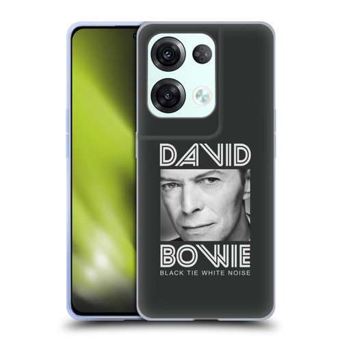 David Bowie Album Art Black Tie Soft Gel Case for OPPO Reno8 Pro