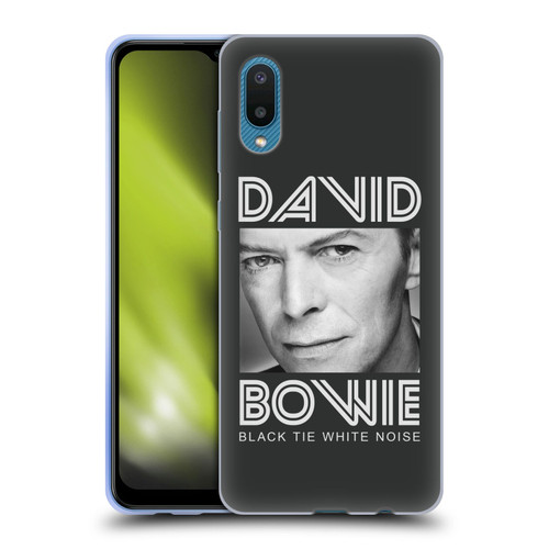 David Bowie Album Art Black Tie Soft Gel Case for Samsung Galaxy A02/M02 (2021)