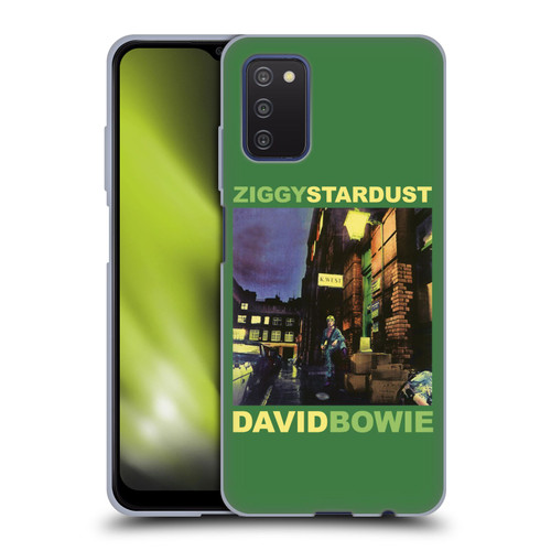 David Bowie Album Art Ziggy Stardust Soft Gel Case for Samsung Galaxy A03s (2021)