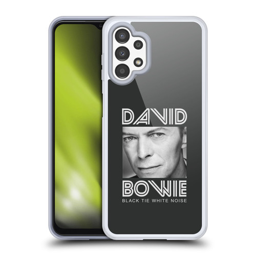 David Bowie Album Art Black Tie Soft Gel Case for Samsung Galaxy A13 (2022)