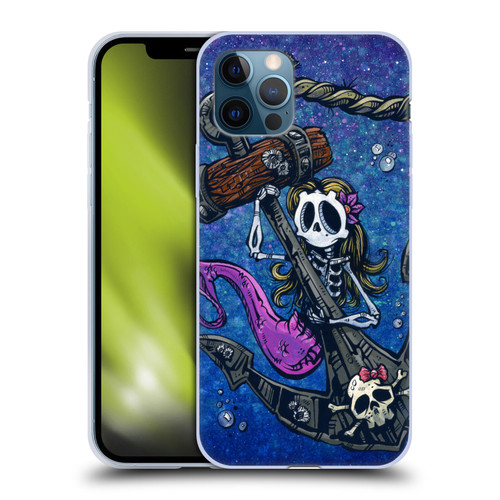 David Lozeau Colourful Grunge Mermaid Anchor Soft Gel Case for Apple iPhone 12 / iPhone 12 Pro