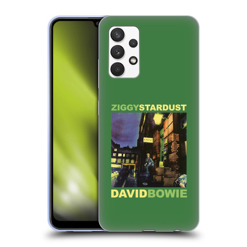 David Bowie Album Art Ziggy Stardust Soft Gel Case for Samsung Galaxy A32 (2021)