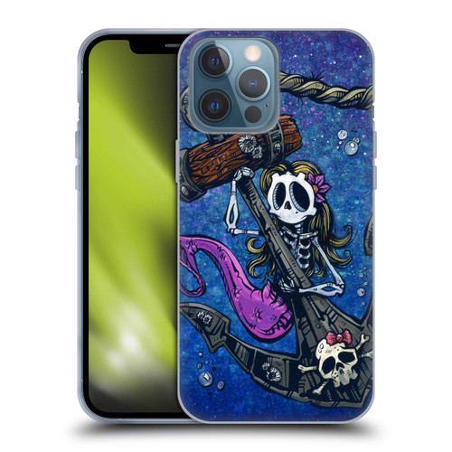 David Lozeau Colourful Grunge Mermaid Anchor Soft Gel Case for Apple iPhone 13 Pro Max