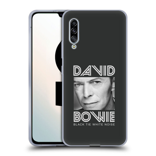 David Bowie Album Art Black Tie Soft Gel Case for Samsung Galaxy A90 5G (2019)