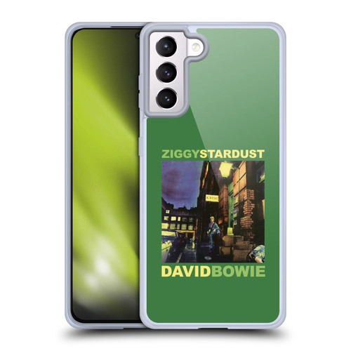 David Bowie Album Art Ziggy Stardust Soft Gel Case for Samsung Galaxy S21+ 5G