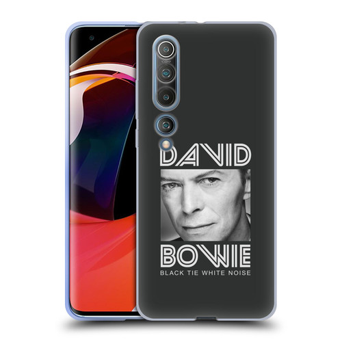 David Bowie Album Art Black Tie Soft Gel Case for Xiaomi Mi 10 5G / Mi 10 Pro 5G