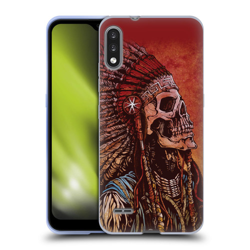 David Lozeau Colourful Grunge Native American Soft Gel Case for LG K22
