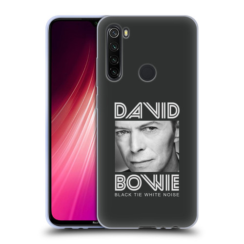 David Bowie Album Art Black Tie Soft Gel Case for Xiaomi Redmi Note 8T