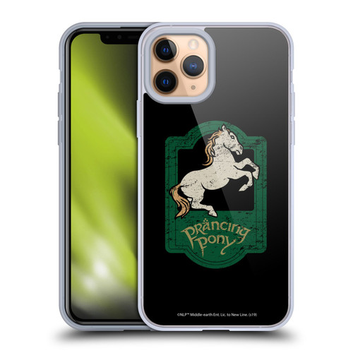 The Lord Of The Rings The Fellowship Of The Ring Graphics Prancing Pony Soft Gel Case for Apple iPhone 11 Pro
