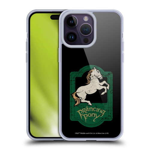 The Lord Of The Rings The Fellowship Of The Ring Graphics Prancing Pony Soft Gel Case for Apple iPhone 14 Pro Max