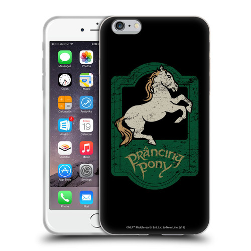 The Lord Of The Rings The Fellowship Of The Ring Graphics Prancing Pony Soft Gel Case for Apple iPhone 6 Plus / iPhone 6s Plus