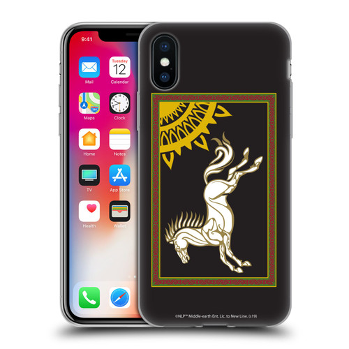 The Lord Of The Rings The Fellowship Of The Ring Graphics Flag Of Rohan Soft Gel Case for Apple iPhone X / iPhone XS