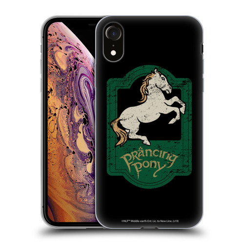 The Lord Of The Rings The Fellowship Of The Ring Graphics Prancing Pony Soft Gel Case for Apple iPhone XR