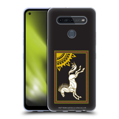 The Lord Of The Rings The Fellowship Of The Ring Graphics Flag Of Rohan Soft Gel Case for LG K51S