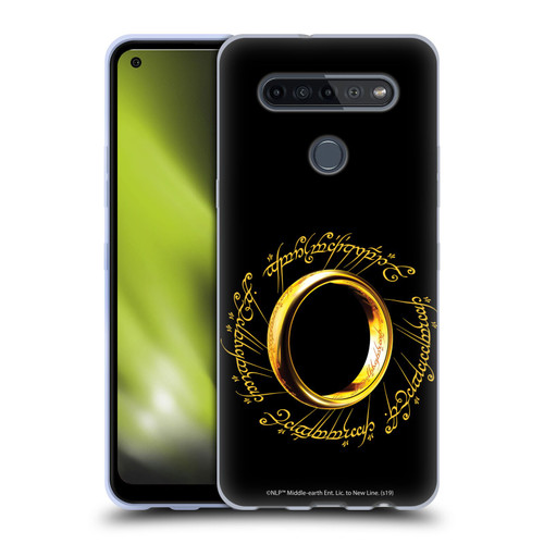 The Lord Of The Rings The Fellowship Of The Ring Graphics One Ring Soft Gel Case for LG K51S