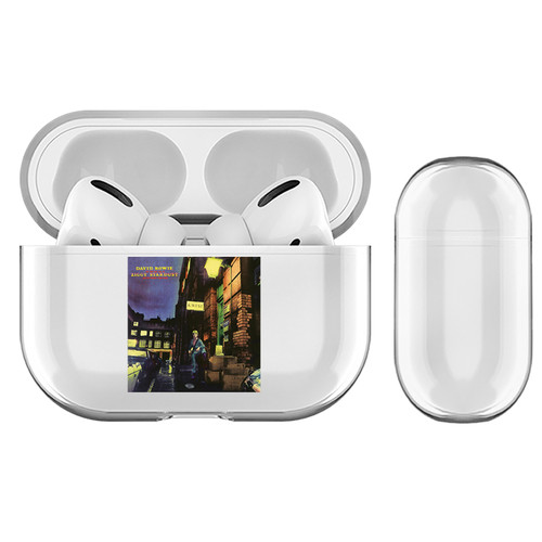 David Bowie Album Art Ziggy Stardust Clear Hard Crystal Cover for Apple AirPods Pro Charging Case