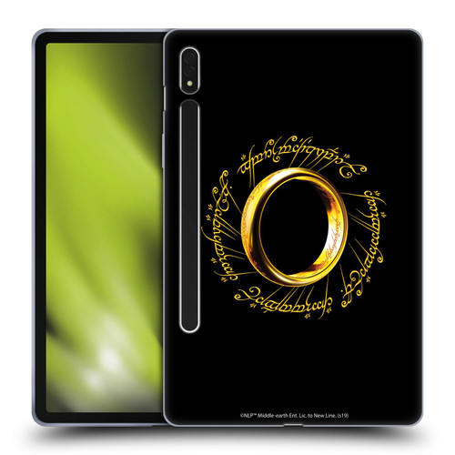 The Lord Of The Rings The Fellowship Of The Ring Graphics One Ring Soft Gel Case for Samsung Galaxy Tab S8