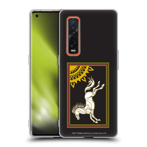 The Lord Of The Rings The Fellowship Of The Ring Graphics Flag Of Rohan Soft Gel Case for OPPO Find X2 Pro 5G