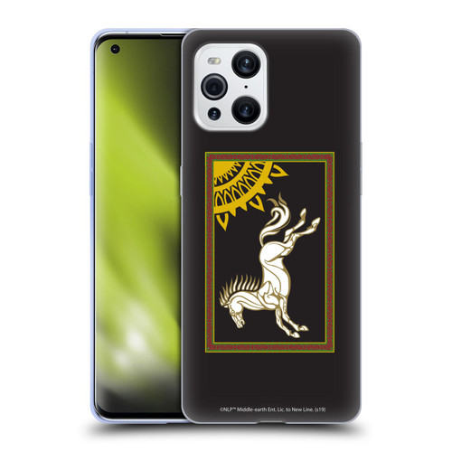 The Lord Of The Rings The Fellowship Of The Ring Graphics Flag Of Rohan Soft Gel Case for OPPO Find X3 / Pro
