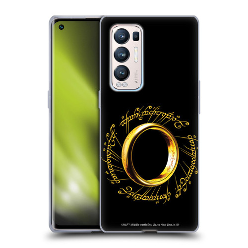 The Lord Of The Rings The Fellowship Of The Ring Graphics One Ring Soft Gel Case for OPPO Find X3 Neo / Reno5 Pro+ 5G