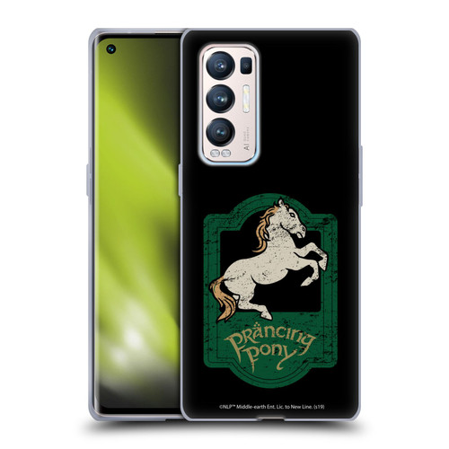 The Lord Of The Rings The Fellowship Of The Ring Graphics Prancing Pony Soft Gel Case for OPPO Find X3 Neo / Reno5 Pro+ 5G