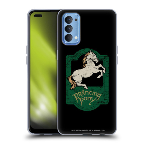The Lord Of The Rings The Fellowship Of The Ring Graphics Prancing Pony Soft Gel Case for OPPO Reno 4 5G