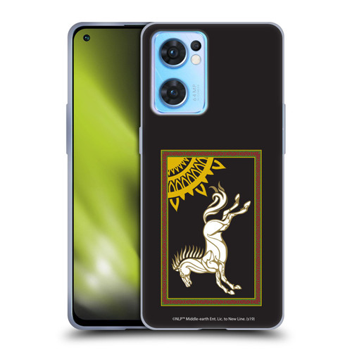 The Lord Of The Rings The Fellowship Of The Ring Graphics Flag Of Rohan Soft Gel Case for OPPO Reno7 5G / Find X5 Lite