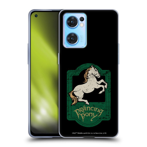 The Lord Of The Rings The Fellowship Of The Ring Graphics Prancing Pony Soft Gel Case for OPPO Reno7 5G / Find X5 Lite