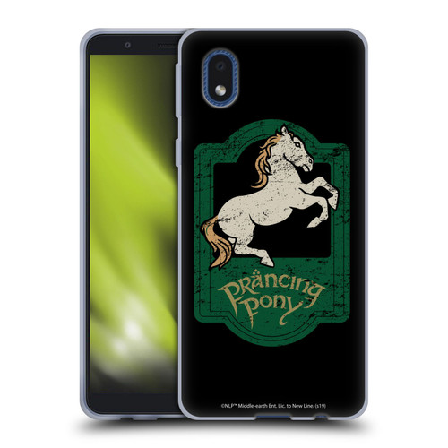 The Lord Of The Rings The Fellowship Of The Ring Graphics Prancing Pony Soft Gel Case for Samsung Galaxy A01 Core (2020)