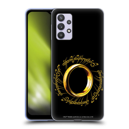 The Lord Of The Rings The Fellowship Of The Ring Graphics One Ring Soft Gel Case for Samsung Galaxy A32 5G / M32 5G (2021)