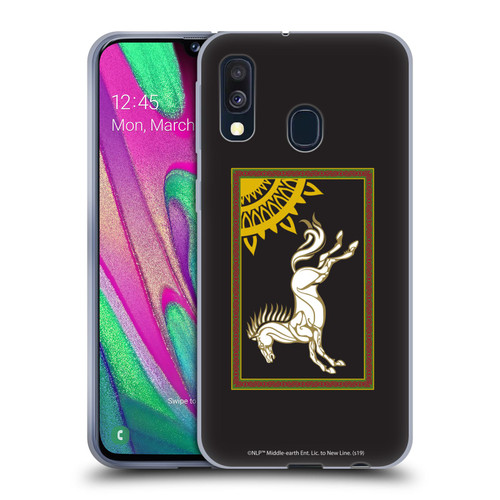 The Lord Of The Rings The Fellowship Of The Ring Graphics Flag Of Rohan Soft Gel Case for Samsung Galaxy A40 (2019)