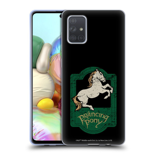 The Lord Of The Rings The Fellowship Of The Ring Graphics Prancing Pony Soft Gel Case for Samsung Galaxy A71 (2019)