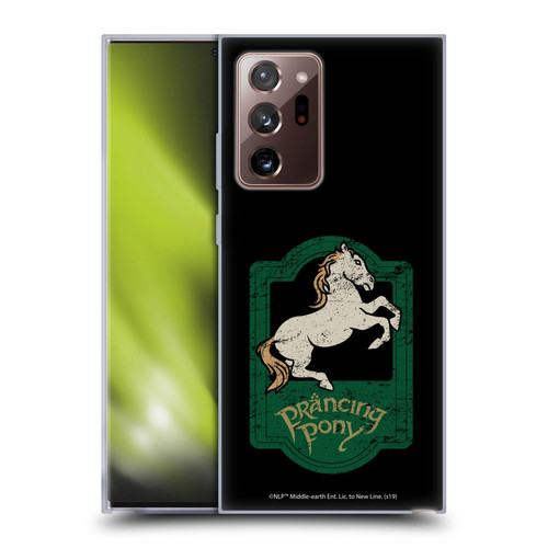 The Lord Of The Rings The Fellowship Of The Ring Graphics Prancing Pony Soft Gel Case for Samsung Galaxy Note20 Ultra / 5G