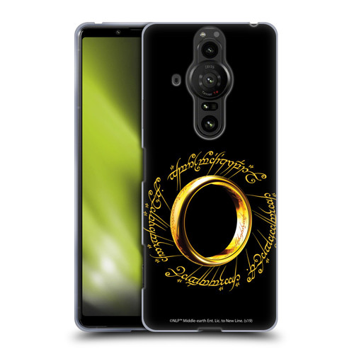 The Lord Of The Rings The Fellowship Of The Ring Graphics One Ring Soft Gel Case for Sony Xperia Pro-I