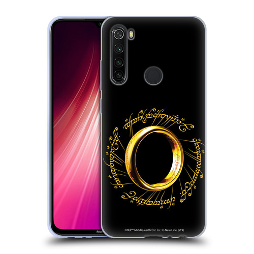 The Lord Of The Rings The Fellowship Of The Ring Graphics One Ring Soft Gel Case for Xiaomi Redmi Note 8T