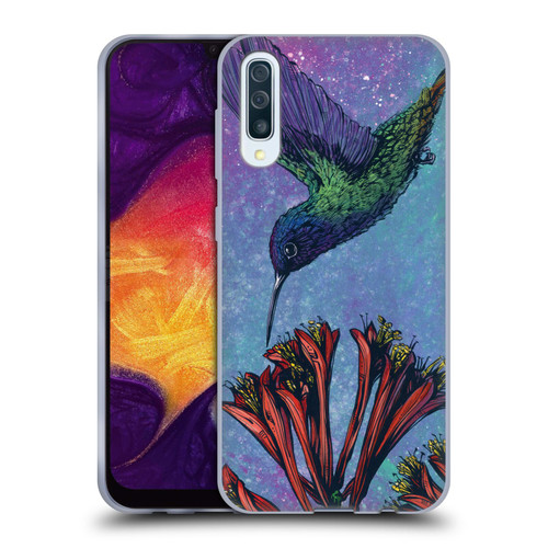 David Lozeau Colourful Grunge The Hummingbird Soft Gel Case for Samsung Galaxy A50/A30s (2019)