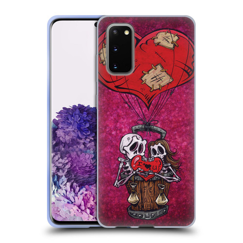 David Lozeau Colourful Grunge Day Of The Dead Soft Gel Case for Samsung Galaxy S20 / S20 5G